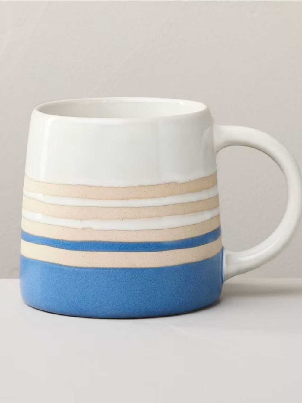 Hearth & Hand Magnolia 16.5oz Blue Striped Mug